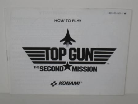 Top Gun - The Second Mission - NES Manual